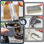 Navona 12Pack Steel Wire Dishcloth, Include 6Pack Triple-Layer Steel Wire Cleaning Cloth, 6Pack Dry and Wet Dual-Use Steel Wire Cleaning Cloth, Powerful Cleaning for Cookware, Sinks, Dishes