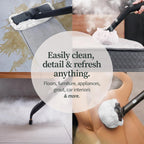 Dupray Neat Steam Cleaner with 18-Piece Kit – (Neat with the Awesome Bag) Powerful, chemical-free cleaning for floors, cars, tiles, grout, and more. *Kills 99.9% of Bacteria & Viruses