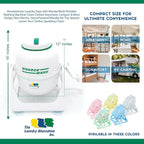 WonderWash Portable Mini Washing Machine for Apartment & Tiny Spaces - Manual Hand Clothes Washer with Retro Design - Clean Laundry Anywhere with Our Countertop, Non-Electric, Small Washer - White