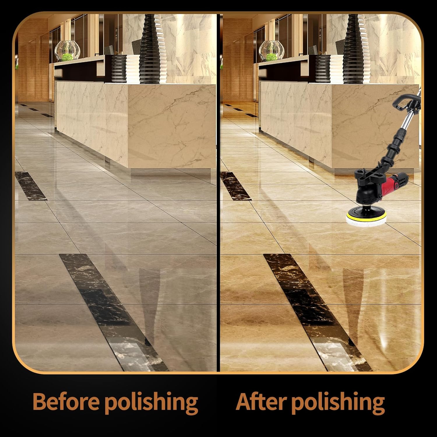 Marble Polishing Powder – for Granite, Marble & Stone Surfaces，Restores Shine & Removes Scratches，Professional Polish for Countertops, Floors & Walls，2.2LB (1 Piece)