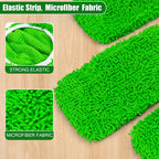 Reusable Dry Wet Mop Pads Refills for Swiffer Sweeper Mop Microfiber Replacement Sweeping Cloths Floor Cleaning Mopping Pad (5PCS)