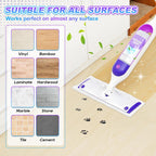 Power Mop Pads Compatible with Swiffer Power Mop, Disposable Power Mop Refills, PowerMop Wood Mopping Pad Refills for Floor Cleaning, 10 Count