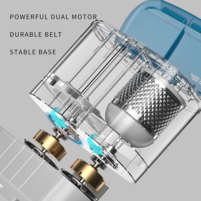 Auertech Portable Washing Machine, Mini Twin Tub Washers with 9lbs Washer, 5lbs Spinner, Compact Laundry Washer with Time Control, Small Washing Machine for Apartments, Dorm, RV