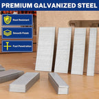 WORKPRO 1200 Count 18 Gauge Brad Nails, (2＂,1-1/2＂,1-1/4＂,3/4＂), Universal Brad Nail Gun Nails for Pneumatic & Electric Brad Nailers