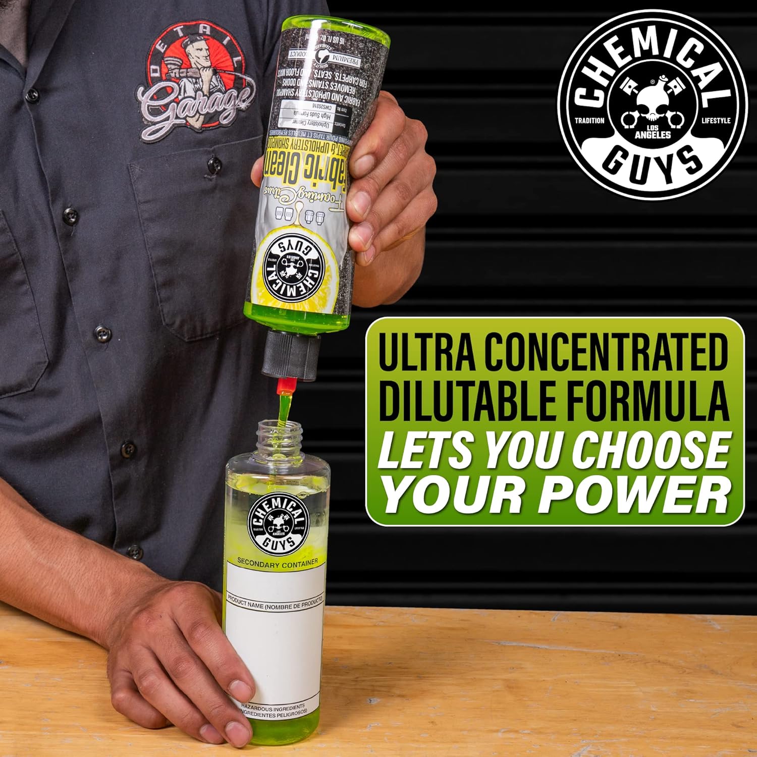 Chemical Guys CWS203 Foaming Citrus Fabric Clean Carpet & Upholstery Cleaner (Car Carpets, Seats & Floor Mats), Safe for Cars, Home, Office, & More, 128 fl oz (1 Gallon), Citrus Scent