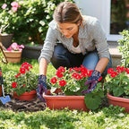 Leather-Gardening-Gloves for Women,Thorn-Proof Work-Gloves for Weeding,Digging,Planting,Pruning Yard garden Gloves