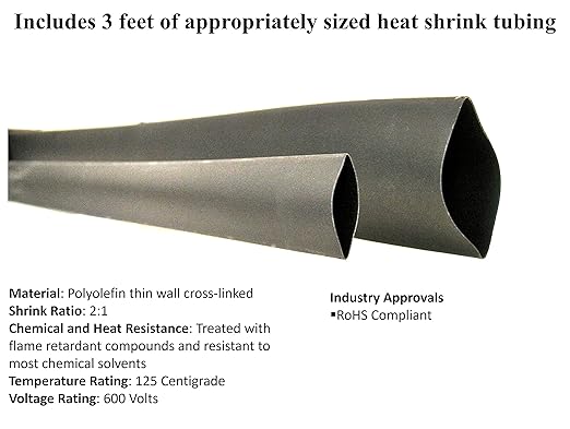 4 Gauge 4 AWG 20 Feet Red + 20 Feet Black Welding Battery Pure Copper Flexible Cable + 10pcs of 3/8" Tinned Copper Cable Lug Terminal Connectors + 3 Feet Black Heat Shrink Tubing