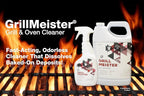 GrillMeister Grill, Grate, Barbeque & Oven - Heavy Duty Cleaner/Degreaser - Quart (Case of 12)