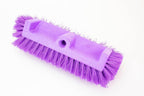 SPARTA Multi-Level Tile Scrub Brush 12" Wide Brush Head, Heavy-Duty Tile Cleaning Brush with End Bristles for Commercial Tiles, Tubs and Floor, Plastic, 12 Inches, Purple