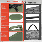 Roll Up Tool Bag, Gifts for Men Dad Husband Him Christmas, Mens Stocking Stuffers, Portable Tools Storage for Men, Heavy Duty Tool Organizer W/Detachable Pouches for Electrician Mechanic Carpenter