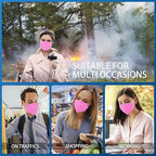 Hotodeal KN95 Face Mask 20 PCS,5 Layers Cup Dust Mask Against PM2.5 from Fire Smoke, Dust, for Men, Women, Essential Workers