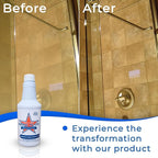 BRING IT ON! CLEANER Hard Water Spot Remover Plus 2 Drill Brush Attachments | Clean Tile and Grout | Shower Doors Cleaner | Scrub Off Mold and Mildew With Ease