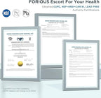 FORIOUS Kitchen Faucets with Pull Down Sprayer, Brushed Nickel, High Arc Single Handle Classic Stainless Steel Sink Faucet 1 or 3 Hole, Suitable for Farmhouse Camper Laundry Rv Bar