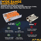 For Whirlpool LER5620KQ1 LER4634JQ1 LER4634PQ0 LER7646EQ2 LER3624EQ1 LER4634EQ2 LER8858EQ1 WED5300VW0 WED4800XQ3 WED5100VQ0 LER4634EQ0 LER4634JT0 LER3624EQ0 LEQ9030PQ0 Replaces Dryer Heating Element