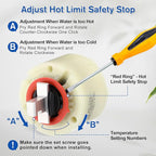 Enhon 1 Pack Shower Faucet Cartridge Compatible with 023529-0070A, Compatible with American Standard Single handle kitchen bathroom Tub/Shower, 47 MM with Seals, Kitchen Ceramic Faucets Cartridge