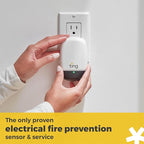 Electrical Fire Prevention Sensor & Service - Residential Use Only - 12 Months of Required Service Included - Home Fire Safety