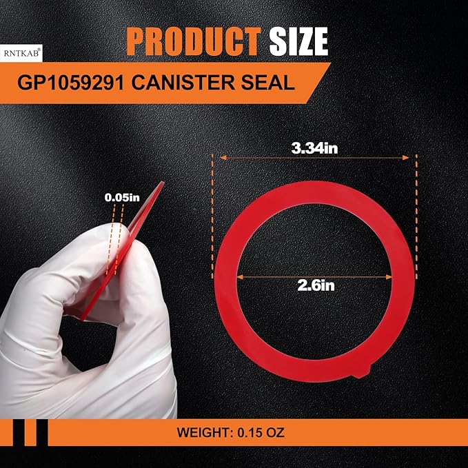 Flush Valve Seal for Kohler, 2-Pack GP1059291 Silicone Replacement for Toilet - Upgraded Leak-Proof Gasket Seal Kit Compatible with Kohler Canister, K-GP1059291