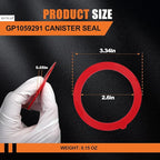 Flush Valve Seal for Kohler, 3-Pack GP1059291 Silicone Replacement for Toilet - Upgraded Leak-Proof Gasket Seal Kit Compatible with Kohler Canister, K-GP1059291