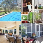 Fiberglass Window Screen Roll 96in x 100ft DIY Custom Screens Replacement Mesh for Windows Doors Patio Screens Premium Pet Proof Screen Porch Screen for Outdoor Kitchens Tree Houses Pool Houses