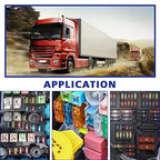 Maxi Blade Fuse Assortment Car Fuse 20A 30A 40A 50A 60A 70A 80A 100A Maxi Auto Fuse Kit BUSY-CORNER 34 Pieces