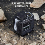 Firecore Self Leveling Laser Level, 360° Green Cross Line Lazer Level with Pluse Mode, 3 Brightness Adjustment Laser Leveler Tool for Hanging Shelves Cabinets Home DIY Project