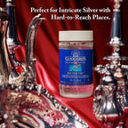 Goddard’s Silver Cleaner Dip – Silver Jewelry Cleaner Solution for Filigree Metalwork & Small Items – Professional Use Silver Tarnish Remover – Silverware Cleaning Supplies (10 oz)