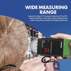 Mini-Ligno E/D Pin Moisture Meter - Moisture Detector & Tester for Wood Floors, Woodworking, Building & Home Maintenance - Mold Detector & Moist Meter for Wood Walls and Firewood