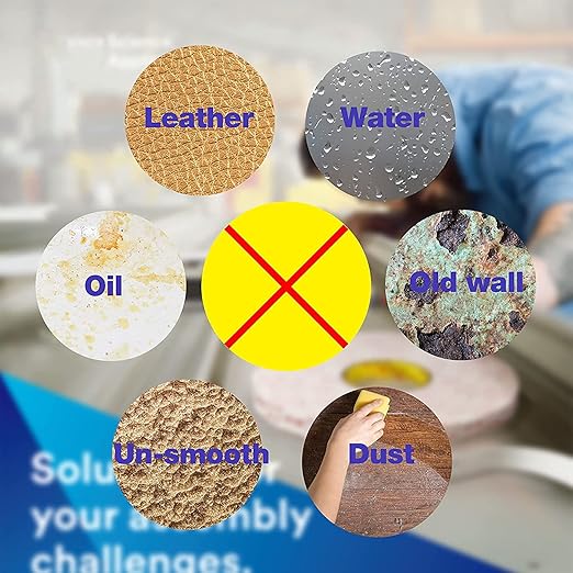 Dual Lock Fastener 1in x 2in 8pcs Reclosable Interlocking Tape Heavy Duty, EZ Pass Holder Adhesive Hook Lock Sticky Back Mushroom Mounting Tape Black Color for Indoor and Outdoor