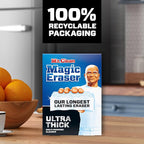 Mr. Clean Magic Eraser Ultra Thick Multi Purpose Cleaner, Bathroom Cleaning Supplies, Magic Eraser Sponge Multi Surface Cleaner, 5ct