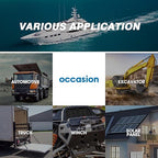 GLOSO Stud Type Circuit Breakers Auto Reset for Car Truck RV Automotive Marine Boat Trolling Motor & Custom Wiring Audio Battery Protection Crosswise Bracket, (T1) - 1 Pack (30A) E512