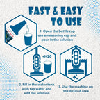 Natural Riches Organic Upholstery Carpet Cleaner Shampoo Solution Machine Use, A Miracle Carpet Cleaner Stain Remover Deodorizing Formula, Use On Rug Carpets Pet and Food Stains 32 fl oz