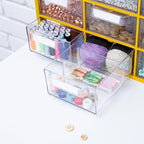 BLUE GINKGO 12 Dividers - Compatible with Large 12-Drawer Storage Cabinet (12-Pack) - Clear