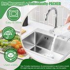 Drain Clog Remover Powder Sink Drain Cleaner for Hair and Grease, 18-Packs Heavy-Duty Powerful Kitchen Sink and Shower Unclogger, Pipe-Safe