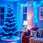 Brightown C9 LED Replacement Christmas Bulbs, 25 Pack Blue Shatterproof C9 Bulbs, Waterproof Commercial LED Holiday Bulb for Christmas String Light, E17 Intermediate Base, Dimmable