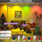 Black Smart Recessed Lighting 6 Inch RGBCW Color Changing 16W LED Downlight with Junction Box,1350 Lumen Recessed Ceiling Light Compatible with Alexa,Dimmable by Bluetooth Control -12Pack