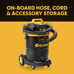 Vacmaster Professional VDK811PW 0201 8 Gallon 4.5 Peak HP Wet/Dry Vac with Self-Cleaning Filter System, 8 Gal, Black