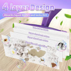 40 Count Mopping Pad for Wet Jet Mop Disposable Wetjet Pads Refills Replacement for Wet Pads Refill Compatible with Wet Jet Pads Thickness & Absorbent for Household Multi-Surface