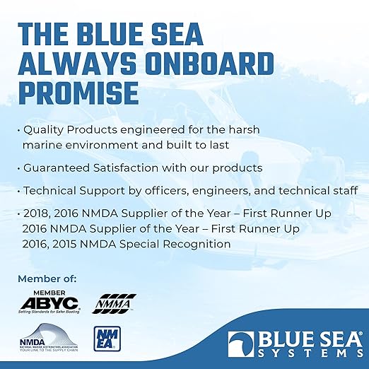 Blue Sea Systems 5026 ST Blade Fuse Block 12 Circuit with Ground and Cover, 100 Amps