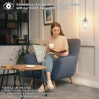 Ralbay ST64 Vintage LED Edison Bulbs 60 Watt Equivalent 6-Pack, Bright Natural White Light 4500K, E26 Antique LED Filament Bulbs, E26 Medium Base