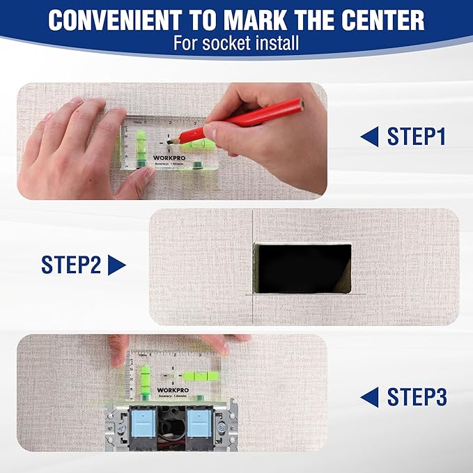 WORKPRO Small Level, 3-3/4 Inch Mini Level Tool, Magnetic Level with 2 Different Bubbles 90°/180°, Shatterproof Cross Check Bubble Level, Pocket Level for Picture Hanging Tool