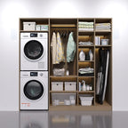 KoolMore Washer + Dryer Bundle - 2.7 Cu. Ft. Front Load Washing Machine [120V] (FLW-3CWH) + 4.4 Cu. Ft. Front Load Dryer [240V] (FLD-5CWHP), White