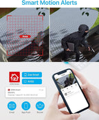 ZOSI 1080p H.265+ Security Camera System for Home, 5MP Lite 8 Channel CCTV DVR and 8 x 1080p Weatherproof Bullet Cameras Outdoor Indoor with 120ft Night Vision and 105°Wide Angle (No HDD Included)