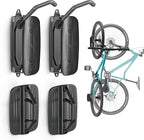 monTEK Swivel Bike Wall Mount – 2 Pack Garage Bike Hanger & Space-Saving Vertical Bike Rack for Garage & Apartment, Sturdy Bike Storage Hook Holds 66 lbs, Easy Installation & Scratch-Proof Design