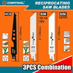 Multi Blades Hand Saw, Small Hand Saw Tool Set for Cutting Wood, Drywall, Plywood, Plastic, Soft Metal for DIY Crafts in Portable Storage Case with Screwdriver Bits