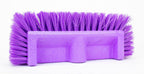SPARTA Multi-Level Tile Scrub Brush 12" Wide Brush Head, Heavy-Duty Tile Cleaning Brush with End Bristles for Commercial Tiles, Tubs and Floor, Plastic, 12 Inches, Purple
