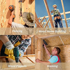 Wood Screws Deck Screws #10x3-1/2, 250 Pcs Torx Structural Screws, Construction Exterior Wood Screws, Timber Screws for Fence Log Landscaping Wood, T25 Bit Included, Yellow