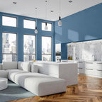 Rust-Oleum Color Spark Interior Paint and Primer in One, Eggshell, Denim, 1 Gallon