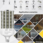250W 2 pack LED Corn Light Bulb,(2500W Equivalent )Commercial Grade 36500LM DayLight 5000K E26/E39 Medium Mogul Base LED Lamp,Large Area Lights For Outdoor Indoor Garage Warehouse Factory Bay Light