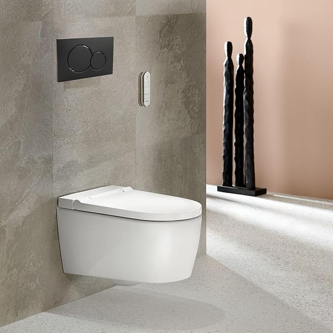 Dual Flush Actuator Plate, Compatible with Geberit 115.770.46.5. Replacement Parts for Concealed Cistern Toilet Repair (Black)