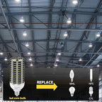 100W 4 pack LED Corn Light Bulb,(1000W Equivalent )Commercial Grade DayLight 5000K E26/E39 14200LM Medium Mogul Base LED Lamp,Large Area Lights For Outdoor Indoor Garage Warehouse Factory Bay Light